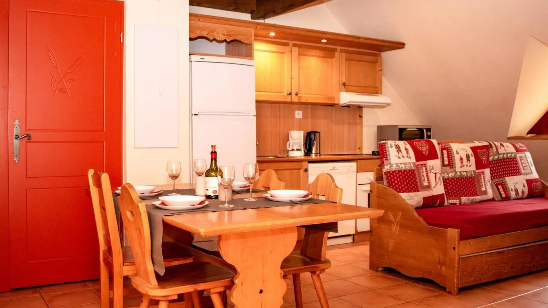 Appartement Duplex 2 Pieces Avec Balcon A Pra Loup 1500, Residence Les Chalets De Praroustan - Fr-1-504-102 Uvernet França